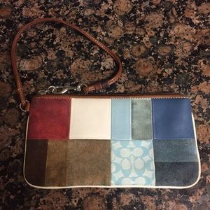 Coach Patchwork Wristlet